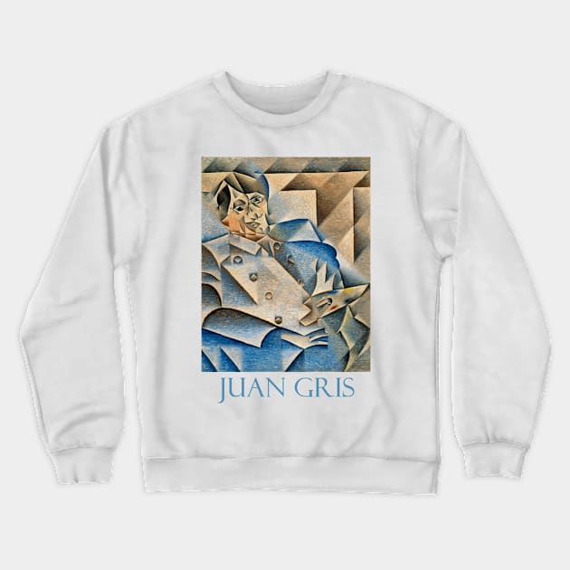 Portrait of Pablo Picasso by Juan Gris Crewneck Sweatshirt by Naves